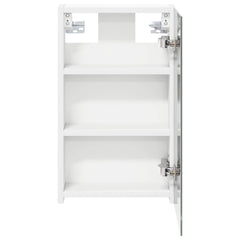 vidaXL Bathroom Mirror Cabinet White 30 x 10.5 x 50 cm Engineered wood 6