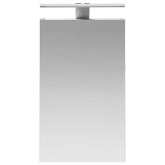 vidaXL Bathroom Mirror Cabinet Concrete Grey 30 x 10.5 x 50 cm 6
