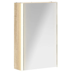 vidaXL Bathroom Mirror Cabinet Sonoma Oak 33 x 11.5 x 50 cm 2