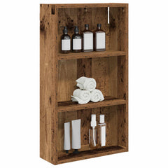 Bathroom Wall Cabinet 40 x 14 x 70 cm Width 40 cm Depth 14 cm Old wood