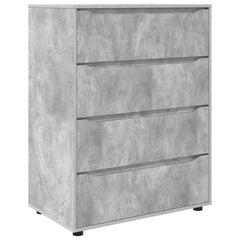 Storage Cabinets 80 x 48 x 105 cm Engineered Wood Depth 48 cm Height 105 cm Width 80 cm Concrete grey