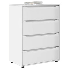 Storage Cabinets 80 x 48 x 105 cm Engineered Wood Depth 48 cm Height 105 cm Width 80 cm High gloss white