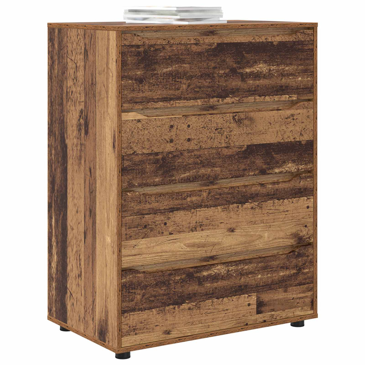 Storage Cabinets 80 x 48 x 105 cm Engineered Wood Depth 48 cm Height 105 cm Width 80 cm Old wood