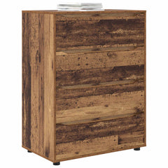 Storage Cabinets 80 x 48 x 105 cm Engineered Wood Depth 48 cm Height 105 cm Width 80 cm Old wood