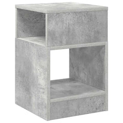 vidaXL End Table Concrete Grey 30.5 x 30 x 45 cm Engineered Wood 2