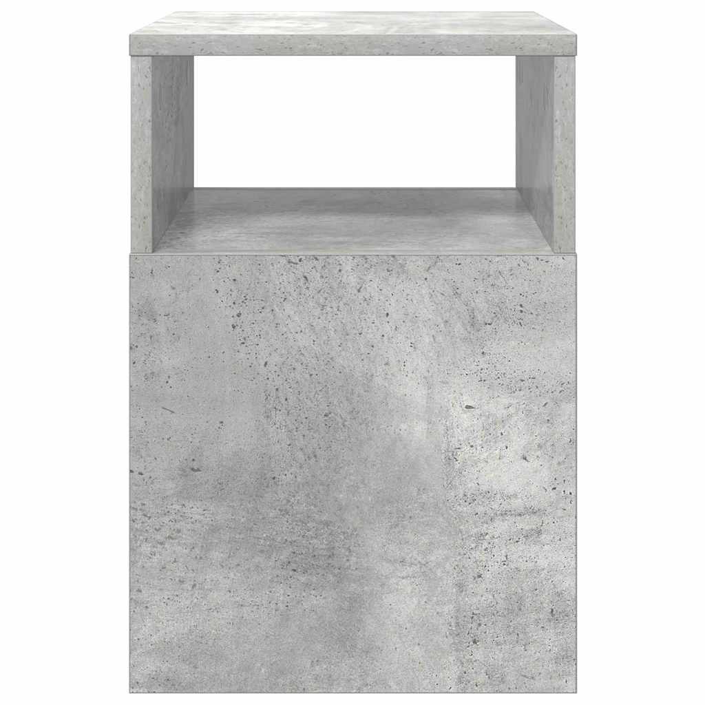 vidaXL End Table Concrete Grey 30.5 x 30 x 45 cm Engineered Wood 6