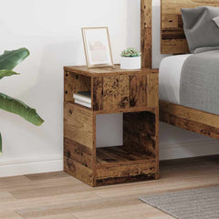 vidaXL End Table Old Wood 30.5 x 30 x 45 cm Engineered Wood 4