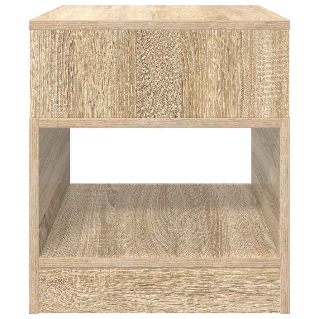 vidaXL End Table Sonoma Oak 40.5 x 40 x 45 cm Engineered Wood 5