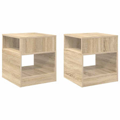 vidaXL End Table 2 pcs Sonoma Oak 40.5 x 40 x 45 cm Engineered Wood 2