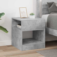 vidaXL End Table Concrete Grey 40.5 x 40 x 45 cm Engineered Wood 4