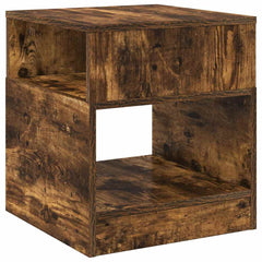 vidaXL End Table 2 pcs Smoked Oak 40.5 x 40 x 45 cm Engineered Wood 5
