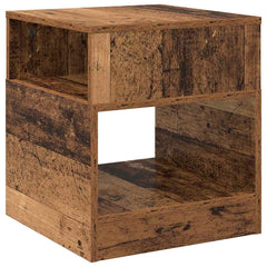 vidaXL End Table 2 pcs Old Wood 40.5 x 40 x 45 cm Engineered Wood 5
