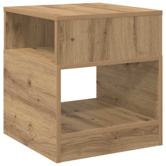 vidaXL End Table Artisan Oak 40.5 x 40 x 45 cm Engineered Wood 2