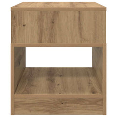 vidaXL End Table Artisan Oak 40.5 x 40 x 45 cm Engineered Wood 5