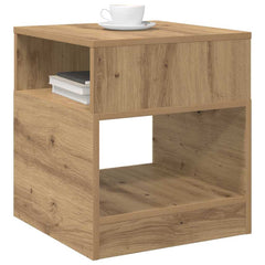 vidaXL End Table Artisan Oak 40.5 x 40 x 45 cm Engineered Wood 3