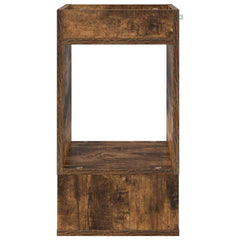 vidaXL End Table Smoked Oak 30 x 30 x 56 cm Engineered Wood 5