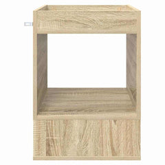 vidaXL End Table 2 pcs Sonoma Oak 40 x 40 x 56 cm Engineered Wood 6
