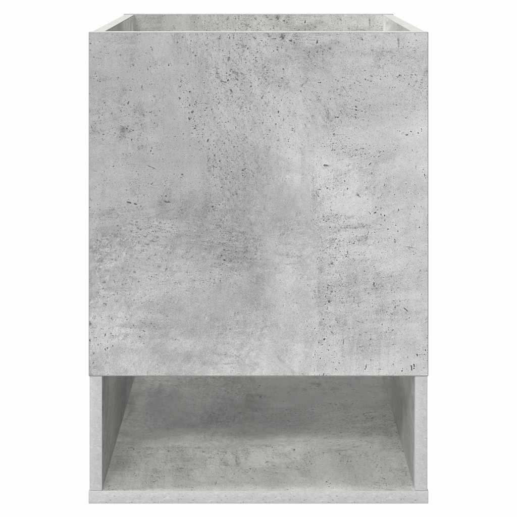 vidaXL End Table Concrete Grey 40 x 40 x 56 cm Engineered Wood 6