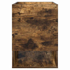 vidaXL End Table Smoked Oak 40 x 40 x 56 cm Engineered Wood 6