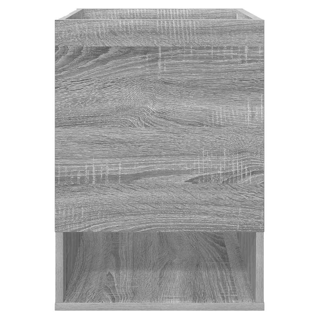 vidaXL End Table Grey Sonoma 40 x 40 x 56 cm Engineered Wood 6