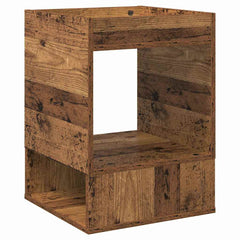 vidaXL End Table Old Wood 40 x 40 x 56 cm Engineered Wood 2