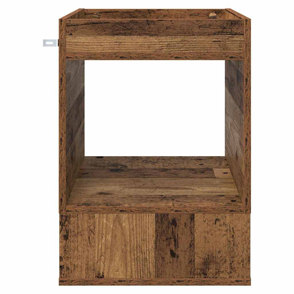 vidaXL End Table Old Wood 40 x 40 x 56 cm Engineered Wood 5
