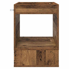 vidaXL End Table 2 pcs Old Wood 40 x 40 x 56 cm Engineered Wood 6