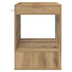 vidaXL End Table Artisan Oak 40 x 40 x 56 cm Engineered Wood 5