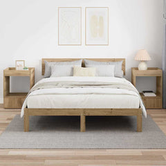 End Table 2 pcs Artisan Oak Engineered Wood, image 4