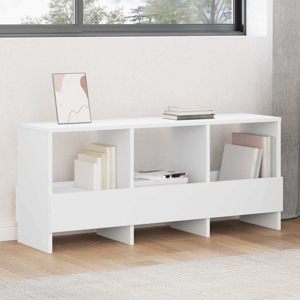 vidaXL Magazine Rack White 102 x 30 x 45 cm 1