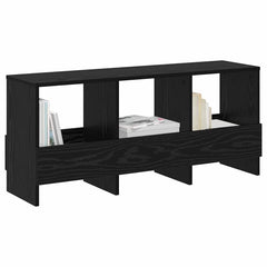 vidaXL Magazine Rack Black Oak 102 x 30 x 45 cm 3