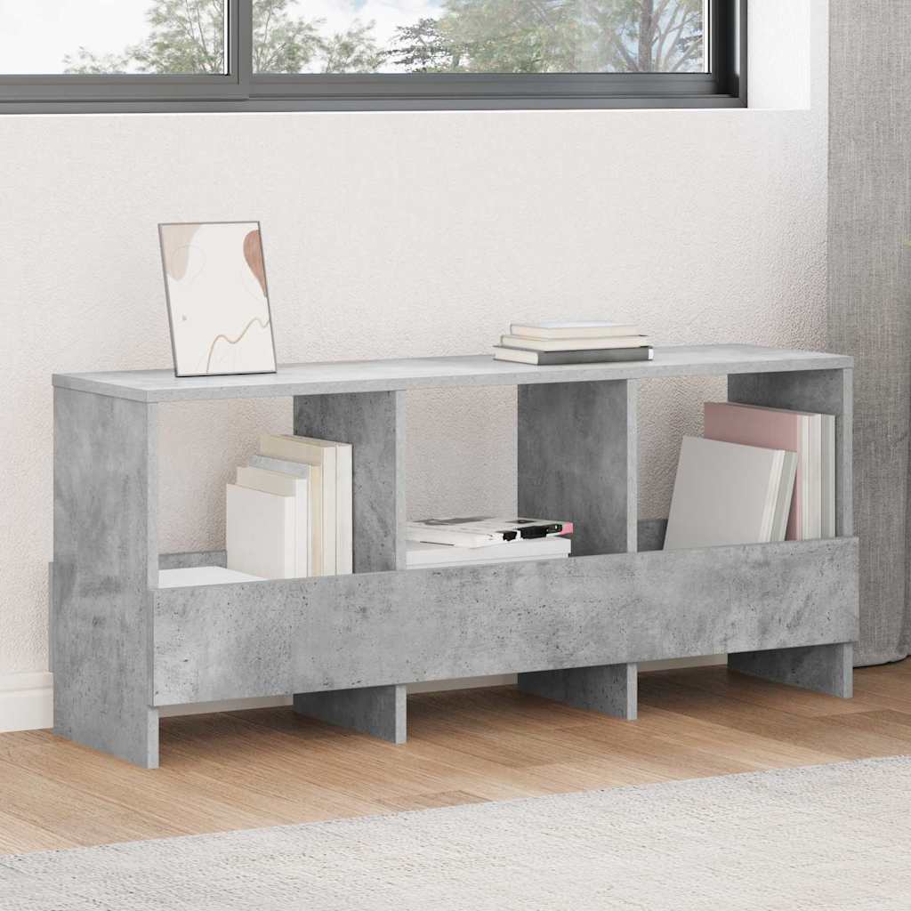 vidaXL Magazine Rack Concrete Grey 102 x 30 x 45 cm 1
