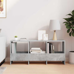 vidaXL Magazine Rack Concrete Grey 102 x 30 x 45 cm 4