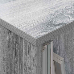 vidaXL Magazine Rack Grey Sonoma 102 x 30 x 45 cm 5