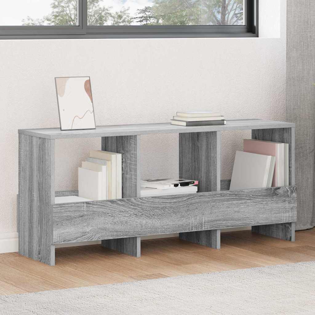 vidaXL Magazine Rack Grey Sonoma 102 x 30 x 45 cm 1
