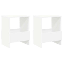vidaXL Magazine Rack 2 pcs White 35 x 30 x 45 cm 2