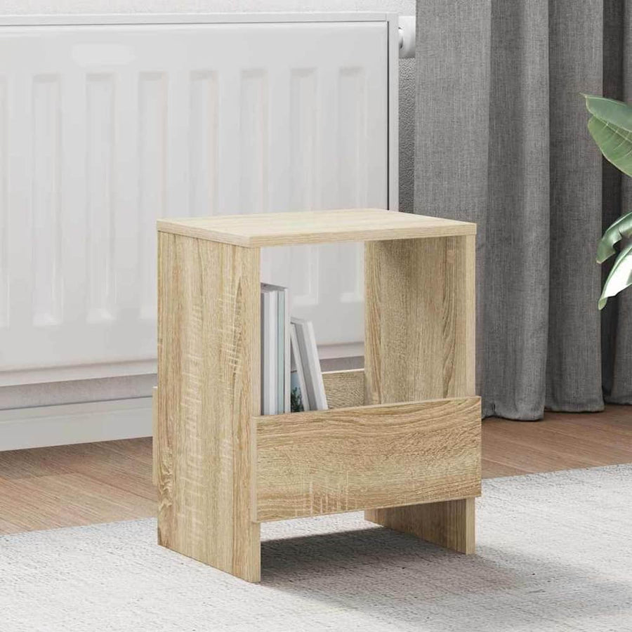 Magazine Rack 2 pcs Sonoma Oak