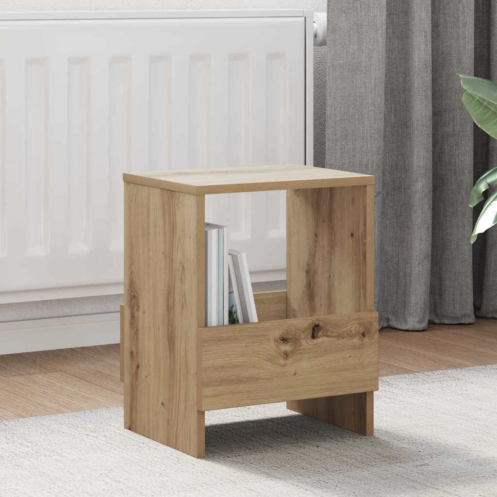 vidaXL Magazine Rack 2 pcs Artisan Oak 35 x 30 x 45 cm 1