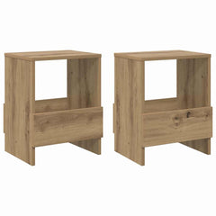 vidaXL Magazine Rack 2 pcs Artisan Oak 35 x 30 x 45 cm 2
