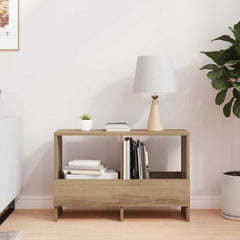 vidaXL Magazine Rack Artisan Oak 68.5 x 30 x 45 cm 4
