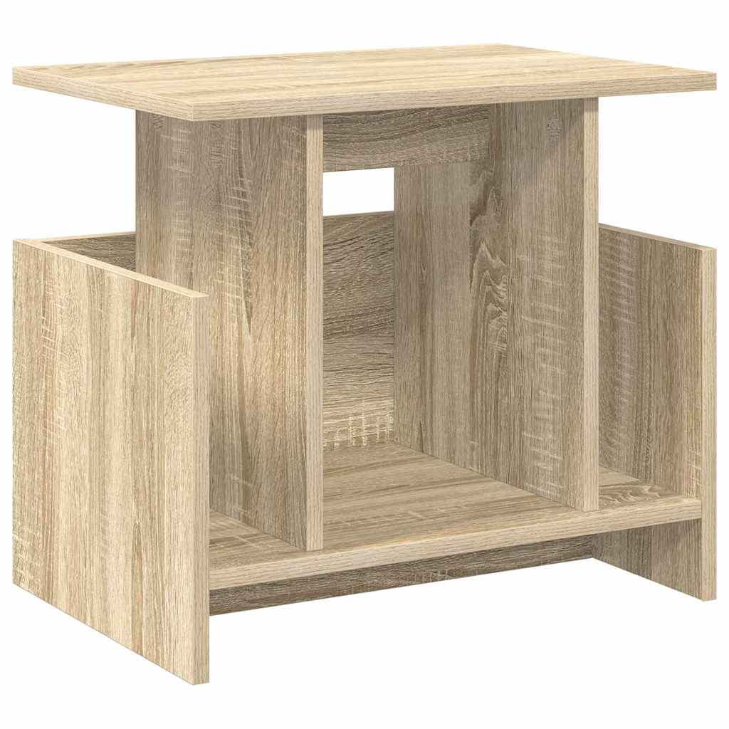 vidaXL TV Stand 2 pcs Sonoma Oak Engineered Wood 6