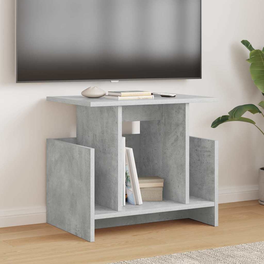 vidaXL TV Stand 2 pcs Concrete Grey Engineered Wood 1