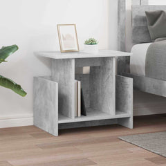 vidaXL TV Stand 2 pcs Concrete Grey Engineered Wood 5