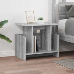 vidaXL TV Stand 50 x 35 x 45 cm Grey Sonoma Engineered Wood 4