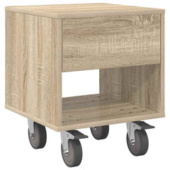 vidaXL Bedside Table Sonoma Oak 40.5 x 40 x 48 cm Engineered Wood 2