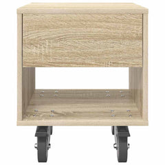 vidaXL Bedside Table Sonoma Oak 40.5 x 40 x 48 cm Engineered Wood 6
