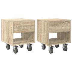 vidaXL Bedside Table 2 pcs Sonoma Oak 40.5 x 40 x 48 cm 2
