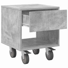 vidaXL Bedside Table 2 pcs Concrete Grey 40.5 x 40 x 48 cm 6
