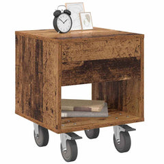 vidaXL Bedside Table 2 pcs Old Wood 40.5 x 40 x 48 cm Engineered Wood 3