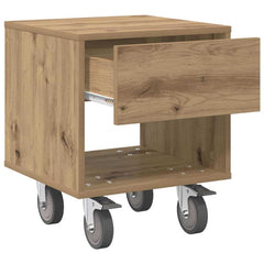 vidaXL Bedside Table Artisan Oak 40.5 x 40 x 48 cm Engineered Wood 5